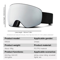 Lunettes de ski personnalisées par le fabricant, protection UV400, lunettes de snowboard, verres polarisés anti-buée, lunettes de ski, lunettes de sport pour la neige