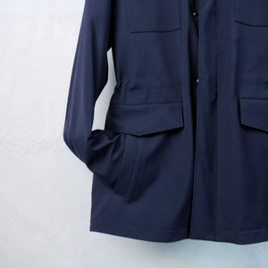 Chaqueta Utilitaria con Capucha para Hombre, Color Azul Marino, Impermeable, Resistente al Viento, Estilo Casual para Exteriores, Parka con Múltiples Bolsillos, Oferta 2026 - Product Image 5