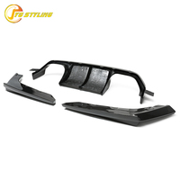 Difusor Trasero de Fibra de Carbono Estilo V para BMW M4 F82 F83, Difusor de Parachoques Trasero de Carbono Real, Kits de Carrocería