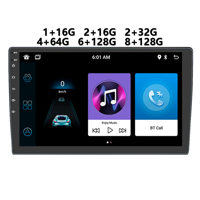 9 -inch Android Touch Screen Autoradio Car Android Player 1+16g/1+32g/2+32g/4+64g/6+128g/8+128g Dashboard Car DVD Player
