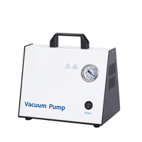 Pompe à vide à diaphragme portable en acier inoxydable sans huile, haute performance, silencieuse, pour laboratoire, filtration à pression positive et négative