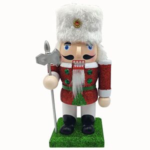 <span class=keywords><strong>Casse</strong></span>-noix traditionnel en bois <span class=keywords><strong>rouge</strong></span> <span class=keywords><strong>et</strong></span> <span class=keywords><strong>vert</strong></span>, décoré de paillettes émeraude, miniature <span class=keywords><strong>et</strong></span> dodu, utilisé pour la décoration de Noël - Product Image 6