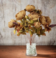 Fleurs artificielles pour décoration de mariage, centres de table personnalisés, boule de fleurs
