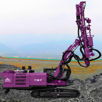 Equipo de Perforación de Roca Dura con Martillo Superior, Máquina Perforadora de Minería sobre Orugas