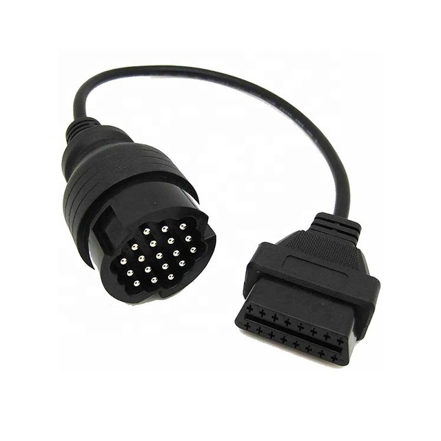 19Pin Obd1 Adapterstecker for Porsche 16PIN OBD2 Transfer Cable Automotive Harness Diagnostic Tool