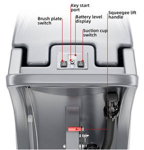 Промышленная поломоечная машина для уборки полов, мытья и сушки плитки и мрамора, на заказ для производственных предприятий и отелей - Product Image 2