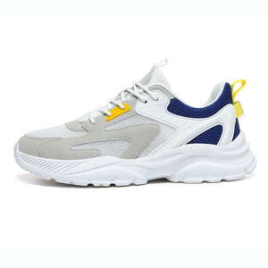 Chaussures de sport et de marche pour hommes grande taille, style mode, respirantes, avec empeigne en maille, semelle légère en EVA, style printemps doux, vente en gros - Product Image 3
