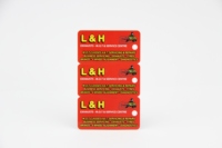 Impression personnalisée cartes PVC en plastique non standard perforation 3-up keytags combo carte membre 3-up matrice
