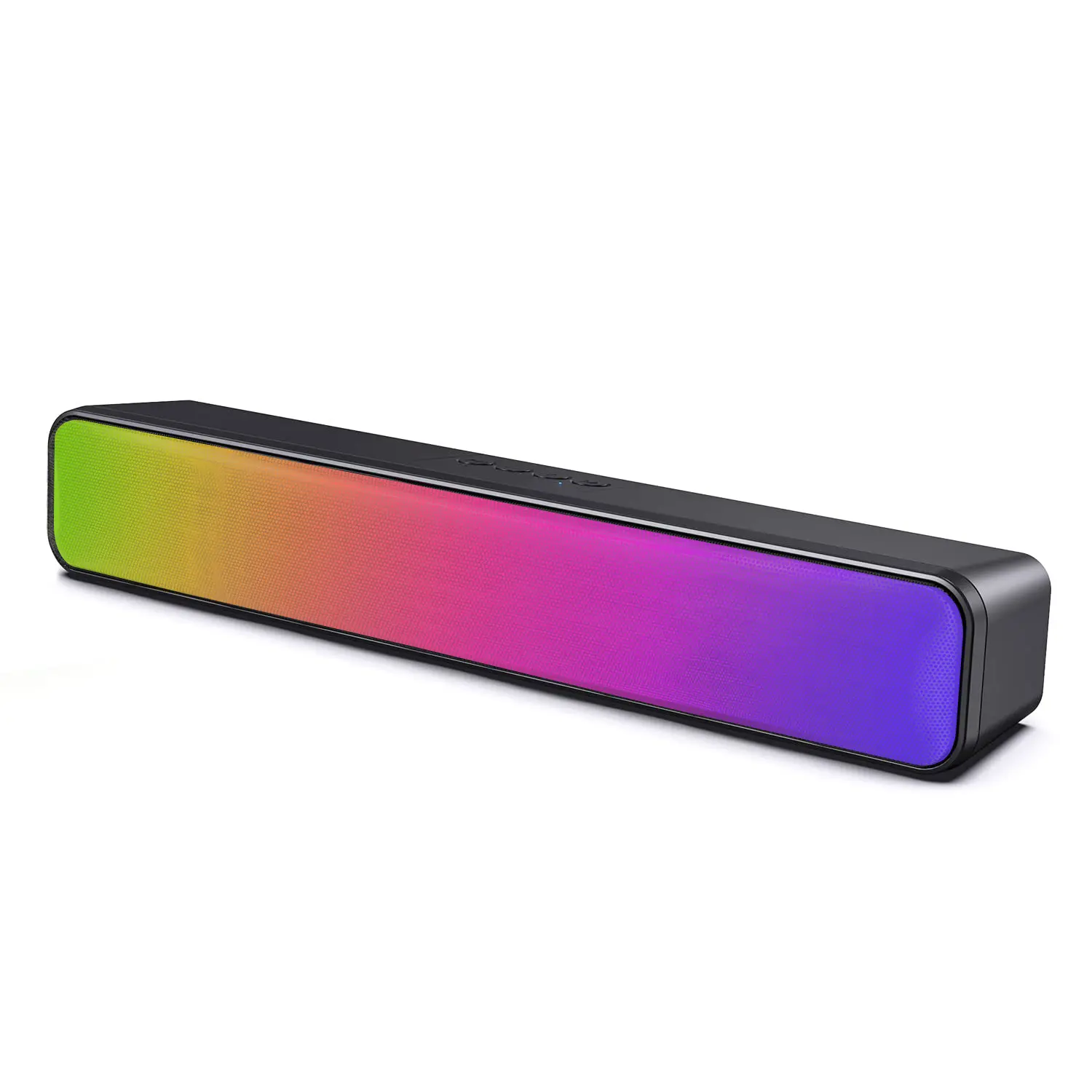 Groothandel Rgb Computer Soundbar Hifi Stereo Geluid Bt 5.0 3.5Mm Aux-In Plug Draagbare Draadloze Desktop Speakers Voor Pc Tv Theater