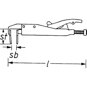 HAZET - 752-1 Pince Grip avec design mince-EAN 4000896030101 PINCE ET COUPE PINCE RÉGLABLE - Product Image 2