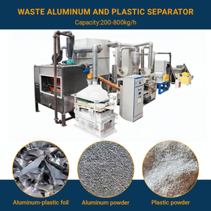 Equipo de Reciclaje de Plástico y Aluminio Industrial de Alta Pureza en Oferta, para Residuos de Papel de Aluminio, con Garantía de un Año - Product Image 1