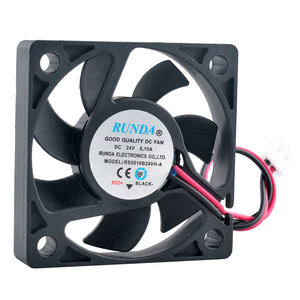 مروحة تبريد RS5010B24VH-A بقطر 50 مم مع محامل كروية مزدوجة، 3000 دورة في الدقيقة، 0.10 أمبير، ثنائية السنون، شفرات بلاستيكية، تيار مستمر 24 فولت - Product Image 3