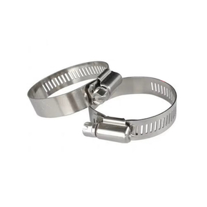 Collier de serrage à vis sans fin en acier inoxydable 304 pour tuyaux et flexibles - Product Image 1