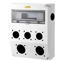 Caja de Conexiones Impermeable con Grado de Protección IP65, un Gabinete de Distribución Industrial con Cerradura y Resistente a la Corrosión, Adecuado para la Mayoría de los Escenarios
