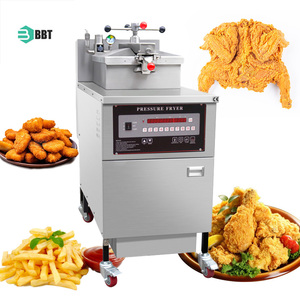 Friteuse à pression de 25 L avec filtration, chauffage au gaz ou électrique, adaptée au poulet, au poisson et aux beignets - Product Image 1