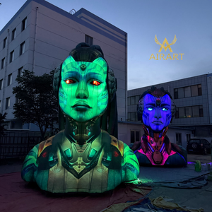Estatua Inflable <span class=keywords><strong>de</strong></span> Diosa con Luces LED, Diseño Personalizado, para Decoración <span class=keywords><strong>de</strong></span> Festivales <span class=keywords><strong>de</strong></span> Música y Exposiciones Temáticas <span class=keywords><strong>de</strong></span> Ciencia Ficción Futurista - Product Image 4