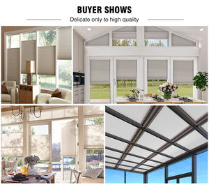 Persianas Enrollables Eléctricas Anti-UV, Impermeables, Térmicas, Duraderas, con Tela y Accesorios Integrados <span class=keywords><strong>de</strong></span> Panal - Product Image 6