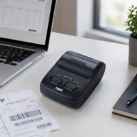 Imprimante de reçus/tickets mobiles sans fil haute vitesse 90 mm/s, 203 dpi, 58 mm, pour supermarchés, magasins de détail, comptoirs, stock, certifiée CE