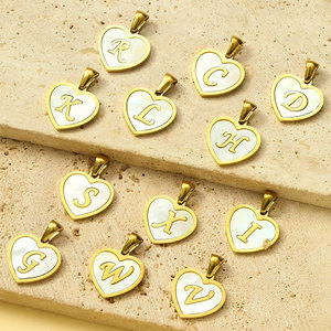 Colgantes y dijes de moda de acero inoxidable 316L chapados en oro PVD de 14K y 18K personalizados DIY para la fabricación de joyas - Product Image 3