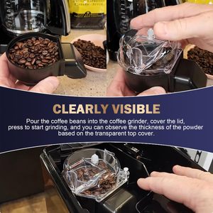Ensemble de couvercle de moulin à <span class=keywords><strong>café</strong></span> de remplacement pour les cafetières <span class=keywords><strong>Cuisinart</strong></span> série DGB-500, compatible avec DGB-475 DGB-500 DGB-550BK DGB-650BC - Product Image 6