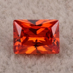 Populaire Rechthoek Zirkonia Sieraden Wit Roze Groen Amethist Geel Granaat Oranje Cz Stenen In Vele Kleuren Beschikbaar - Product Image 1