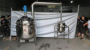 Tùy chỉnh nước trái cây tập trung chưng cất máy thép không gỉ chân không máy trộn với thu thập Tank cho trái cây chiết xuất - Product Image 5