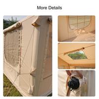 17.28 ㎡   Tente de camping familiale de luxe imperméable pour resort, jardin, extérieur, hôtellerie, taille personnalisée disponible, tente gonflable pour le camping