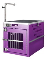 Cage de transport solide et respirante pour animaux de compagnie en alliage d'aluminium NO.4 (simple) – Idéale pour toutes les saisons