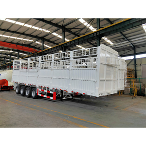 Múltiples tipos de semirremolque de valla de estaca de viga de remolque de ganado a la venta - Product Image 5