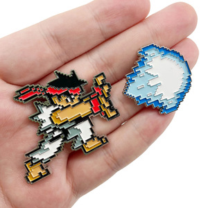 Broche de Metal con Diseño de <span class=keywords><strong>Anime</strong></span> al por Mayor, Popular, de Dibujos Animados, Lindo, del Juego <span class=keywords><strong>Street</strong></span> <span class=keywords><strong>Fighter</strong></span>, Lonken Hoki Wave Fist, Insignia de Esmalte - Product Image 3