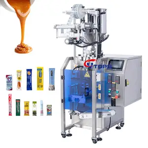 Machine de remplissage de piston de sac de sauce d'arachides d'huile de corps de lotion de miel approuvée par CE machine d'emballage de sauce Masala