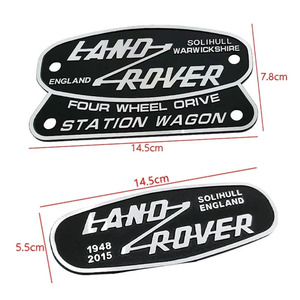 Emblema Adhesivo para la Parte Delantera y Trasera del Automóvil, Accesorios para <span class=keywords><strong>Land</strong></span> <span class=keywords><strong>Rover</strong></span> DEFENDER 110 Defender SOLIHULL INGLATERRA 2015 Decoración - Product Image 2