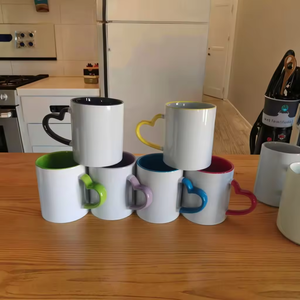 Tim xử lý trắng gốm sứ cho cà phê trà nước lattegift ma thuật sublimation11oz thăng hoa cốc nước nóng cốc cốc - Product Image 5