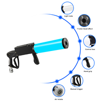 Patton Professional LED CO2 Jet Cannon Gun Metal Confetti Machine pour Discothèque DJ Parties Mariages