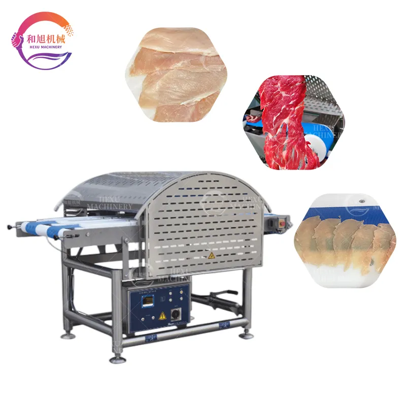 Commercial Pork Horizontal Cutting Machine Fresh Pork Beef Slicing Equipment For Industrial