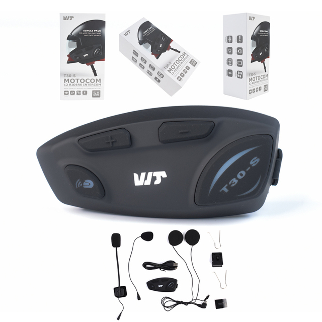 Toucare Wireless BT Intercom FM Intercom System for 12 Rider Can Talk at the Same Time bluetooth Communicator Motorcycle