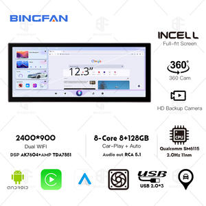 Autoradio Android 12,3 pouces 8 cœurs DSP sans fil avec Carplay, écran de voiture 360° pour Honda <span class=keywords><strong>Odyssey</strong></span> 2022, <span class=keywords><strong>console</strong></span> 4G+WIFI - Product Image 6