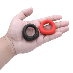 Null-Grad Flüssigsilikon-beständiger Sperma-Blockierender Penisring für Erwachsene Männliches Sexspielzeug - Product Image 1