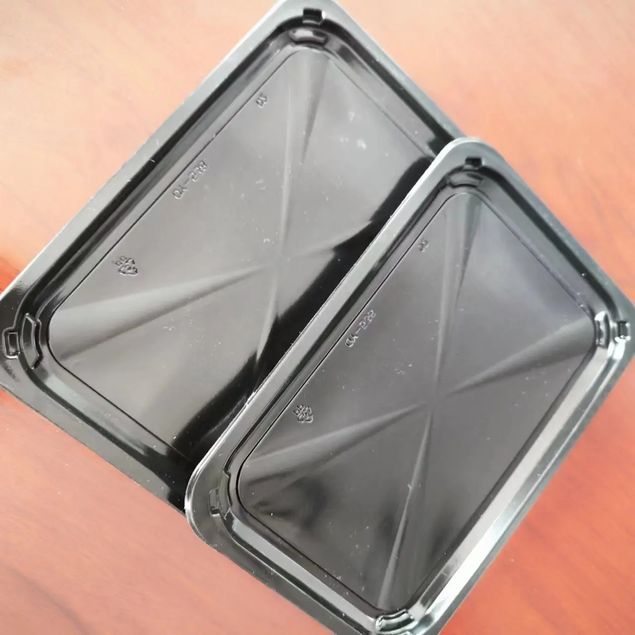Caixas plásticas para produtos refrigerados da bandeja de exposição material PP da carne do empacotamento fresco do congelador