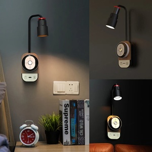 Lámpara de Pared Multifuncional para Dormitorio, Mesita de Noche, Trabajo, Estudio, Lectura, Regulable, con Control Remoto Magnético, Carga Tipo C - Product Image 6