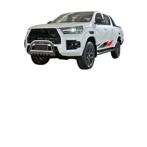 2024 Custom Pickup 4x4 Car Front Push Bumper Bull Bar Nudge Bar With Led For Hilux Vigo Revo