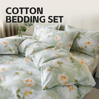 Vente en gros de draps de lit personnalisés en coton 100% - Ensemble de literie 4 pièces - Housse de couette - Taille King Size - Taille Queen Size - Taille Full - Super doux - Luxe