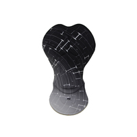 Coussinets de selle de cyclisme professionnels 3D Coolmax de haute qualité avec tissu respirant, taille plus et réversible pour shorts de vélo