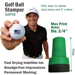Grands tampons à logo personnalisé pour balles de golf avec encre à séchage rapide, accessoires de golf - Product Image 3