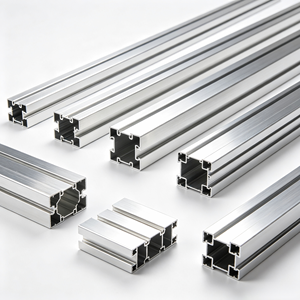 <span class=keywords><strong>Profilé</strong></span> d'extrusion en <span class=keywords><strong>aluminium</strong></span> à fente en T industriel 6063-T5 20x20 30x30 40x40 40x80mm - Product Image 1