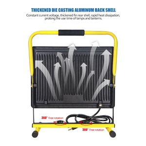 Cordon lumineux LED 6500 W 16ft/5m, étanche IP66, réglable, lampe de travail, pour atelier, Garage et chantier, avec prise et interrupteur, 300W - Product Image 3