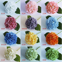 Bunga Hydrangea Latex Real Touch, Bunga Palsu Mewah untuk Meja Makan, Beraroma, Tahan Lama, Grosir untuk Hari Valentine