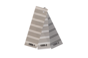 Stores enrouleurs anti-UV en tissu maillé léger, motif rayures polyester/métalliques, antistatiques, ignifuges et imperméables pour la maison - Product Image 2