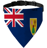Bandana triangulaire personnalisée avec drapeau du Ghana, foulard doux pour animaux de compagnie, idéal pour la décoration des salons de toilettage et les tenues de la Journée nationale des animaux.