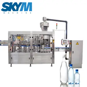 Monoblock 3 in1 Automatic 330ml 500ml Small Scale Plastic Drinking Mineral Water Bottle Filling and Capping Machine
